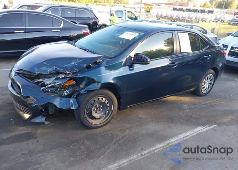 2019 Toyota Corolla Le z USA, uszkodzony, nr VIN 2T1BURHE2KC194704